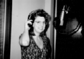 Tina Matteson in the recording studio